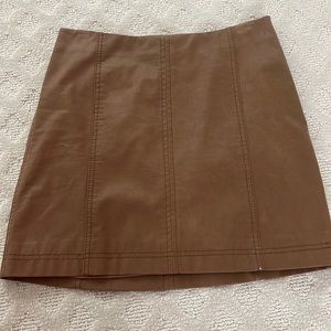 COPY - Free People Leather Mini Skirt